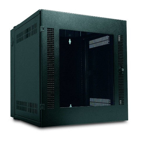 APC NetShelter 13U Wallmount Rack Cabinet Glass Door Double Hinged Server Depth