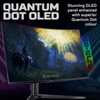 Acer Predator X32X curved QD-OLED gaming monitor - 31.5", QD-OLED, 1700R curve, 4K Ultra HD, 240Hz, 0.03ms, FreeSync Premium, DisplayHDR 400 True Black, HDMI, DP & USB-C