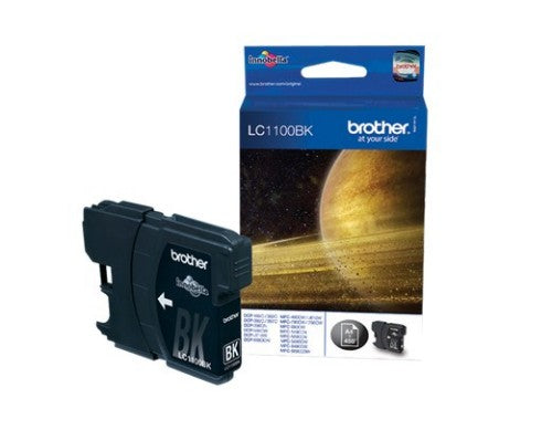 Brother LC-1100BKBPRF Ink cartridge black Blister Radio Frequency, 450 pages for Brother DCP 185 C/MFC 6490 C