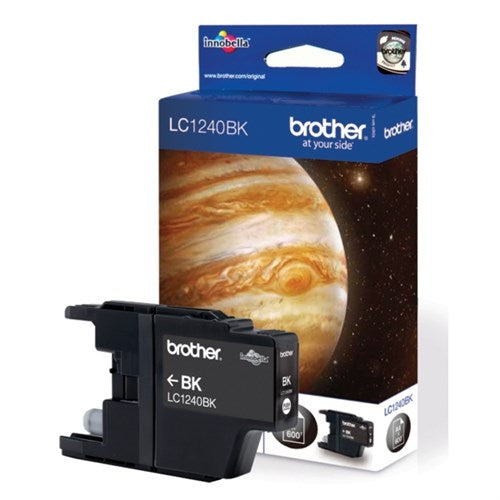 Brother LC-1240BKBPRF Ink cartridge black Blister, 600 pages for Brother DCP-J 525/MFC-J 6510