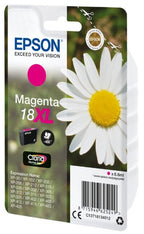 Epson C13T18134012/18XL Ink cartridge magenta high-capacity, 450 pages 6,6ml for Epson XP 30