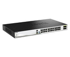 D-Link 28-Port 10G Multi-Gigabit Layer 3 Stackable Managed Switch with 25G Uplinks