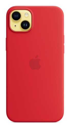Apple iPhone 14 Plus Silicone Case with MagSafe - (PRODUCT)RED