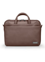 Port Designs Zurich Toploading notebook case 39.6 cm (15.6") Briefcase Brown