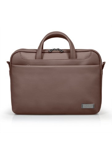 Port Designs Zurich Toploading notebook case 39.6 cm (15.6") Briefcase Brown