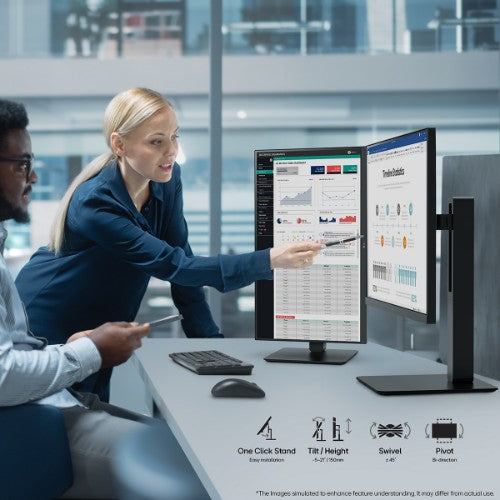 LG 27BA850-B.AEK computer monitor 68.6 cm (27") 1920 x 1080 pixels Full HD Black