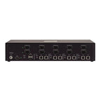 StarTech.com Secure 4-Port Dual-Monitor KVM Switch, HDMI or DisplayPort, 4K 60Hz, NIAP 4.0 Desktop KVM, Metal Housing, CAC Port, Made in the USA