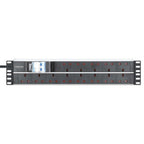 Intellinet 19" 2U PDU 15-way UK, With 2P air breaker, Rackmount, Power Distribution Unit, UK 3-pin outlets, 3m power cord, output