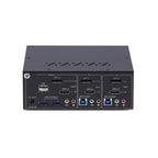 StarTech.com 2-Port Dual-Monitor DisplayPort and HDMI KVM Switch, 4K 60Hz, 1x HDMI & 1x DP Monitor, 2-Port USB 5Gbps Hub, 2x USB HID Ports, TAA Compliant