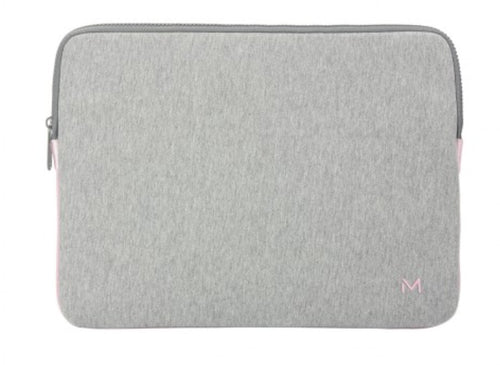 Mobilis 049015 laptop case 35.6 cm (14") Sleeve case Grey, Pink