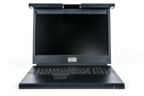 Vertiv Avocent LRA185KMM-201 rack console 48.3 cm (19") 1366 x 768 pixels Plastic, Steel Black 1U