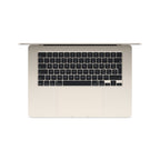 Apple MacBook Air 15-inch : M5 chip with 10‑core CPU and 10‑core GPU, 16GB, 512GB SSD - Starlight