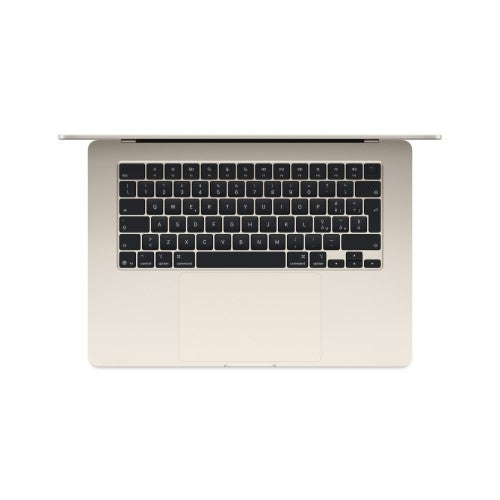 Apple MacBook Air 15-inch : M5 chip with 10‑core CPU and 10‑core GPU, 16GB, 512GB SSD - Starlight