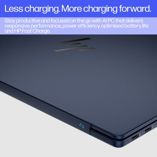 HP EliteBook Ultra G1q AI PC Copilot+ PC Snapdragon X1E-78-100 Laptop 35.6 cm (14") Touchscreen 2.2K 32 GB LPDDR5x-SDRAM 1 TB SSD Wi-Fi 7 (802.11be) Windows 11 Pro Blue