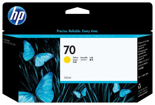 HP C9454A/70 Ink cartridge yellow 130ml for HP DesignJet Z 2100/3100/3200/5200/5400