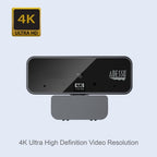 Adesso CyberTrack H6 webcam 8 MP 3880 x 2160 pixels USB 2.0 Black