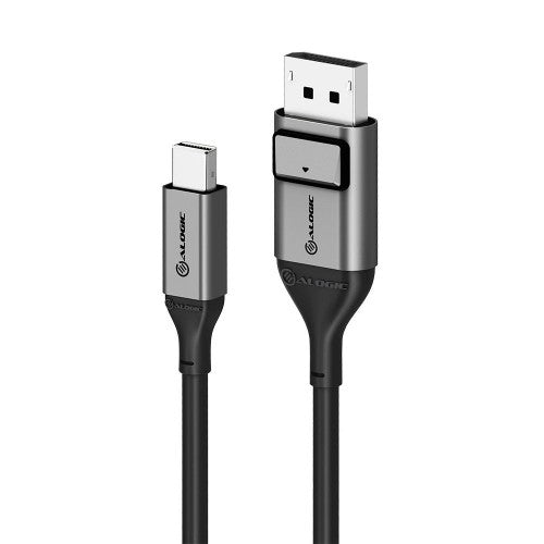 ALOGIC ULMDPDP03-SGR DisplayPort cable 3 m Mini DisplayPort Black, Grey