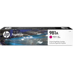 HP J3M69A/981A Ink cartridge magenta, 6K pages ISO/IEC 19798 69ml for HP PageWide E 58650/556