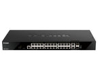 D-Link 28-Port Gigabit Stackable Smart Managed Switch with 2 x 10GBase-T & 2 x 10G SFP+