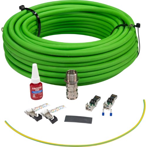 Axis 03309-001 networking cable Green 10 m Cat6a