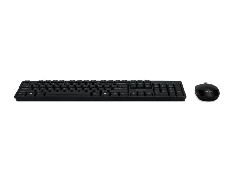 Acer Combo 100, Wireless Keyboard and Mouse, Keyboard: UK Layout, 11 hot-keys, Mouse: 1600 DPI, 3 buttons, Black
