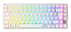 CHERRY XTRFY K33 Compact Wireless keyboard Gaming USB + RF Wireless + Bluetooth AZERTY French White