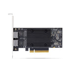 StarTech.com 2-Port PCIe 10Gb Ethernet Network Card, 10GbE Network Interface Card, Broadcom BCM57416 Chipset, Dual RJ45 10GBase-T/Gigabit, NIC Card, TAA