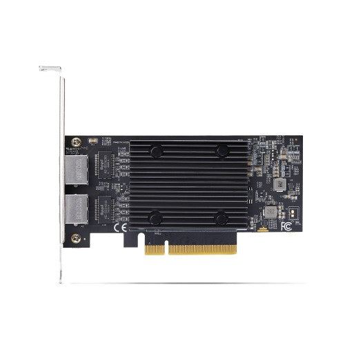 StarTech.com 2-Port PCIe 10Gb Ethernet Network Card, 10GbE Network Interface Card, Broadcom BCM57416 Chipset, Dual RJ45 10GBase-T/Gigabit, NIC Card, TAA