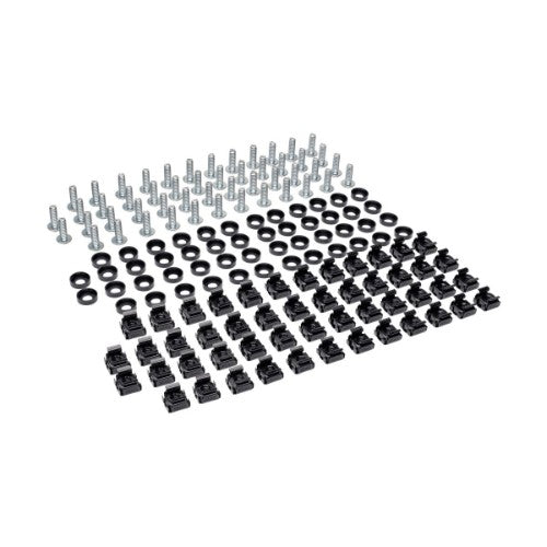 Tripp Lite SRCAGENUTS1224 SmartRack Square Hole Hardware Kit with 50 pcs 12-24 screws and washers