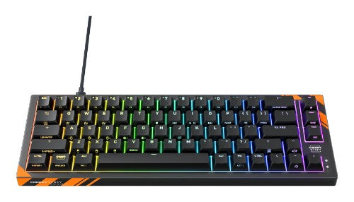 CHERRY K5 PRO TMR COMPACT keyboard Gaming USB QWERTY US English Black, Orange