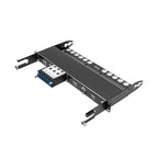 Tripp Lite N484-3M8L12S 40/100Gb Singlemode Fiber Breakout Cassette, 40Gb to 4 x 10Gb, 100Gb to 4 x 25Gb, (x3) 8-Fiber MTP/MPO (APC) to (x12) LC (UPC) Duplex 9/125, N484 Chassis