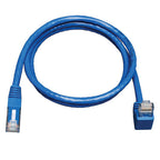 Tripp Lite N204-005-BL-DN Down-Angle Cat6 Gigabit Molded UTP Ethernet Cable (RJ45 Right-Angle Down M to RJ45 M), Blue, 5 ft. (1.52 m)