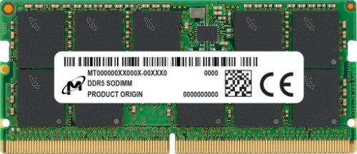 Micron MTC20C2085S1TC48BA1R memory module 32 GB 1 x 32 GB DDR5 262-pin SO-DIMM ECC