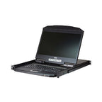 ATEN CL3108 rack console 47 cm (18.5") 1366 x 768 pixels Metal, Plastic Black 1U