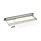 Tripp Lite N062-024-KJ-SH 24-Port 1U Rack-Mount Shielded Blank Keystone/Multimedia Patch Panel, RJ45 Ethernet, USB, HDMI, Cat5e/6
