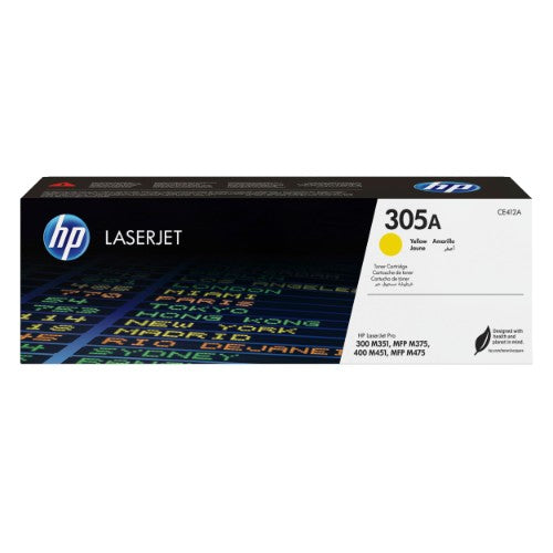 HP CE412A/305A Toner cartridge yellow, 2.6K pages ISO/IEC 19798 for HP LaserJet M 375