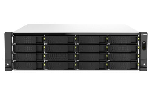QNAP TS-H2287XU-RP NAS Rack (3U) Intel Xeon E E-2378 64 GB DDR4 0 TB QuTS hero Black, White