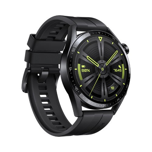 Huawei WATCH GT 3 Active 3.63 cm (1.43") AMOLED 46 mm Digital 466 x 466 pixels Touchscreen Black GPS (satellite)