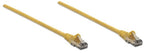 Intellinet Network Patch Cable, Cat6, 10m, Yellow, CCA, U/UTP, PVC, RJ45, Gold Plated Contacts, Snagless, Booted, Lifetime Warranty