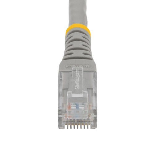 StarTech.com 50ft CAT6 Ethernet Cable - Gray CAT 6 Gigabit Ethernet Wire -250MHz 100W PoE RJ45 UTP Molded Network/Patch Cord w/Strain Relief/ Individually Tested