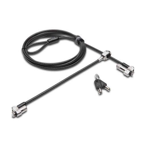 Kensington NanoSaver Keyed Dual Head Laptop Lock - Master Keyed