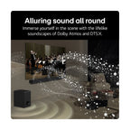 LG US70TY Black 3.1.1 channels 400 W