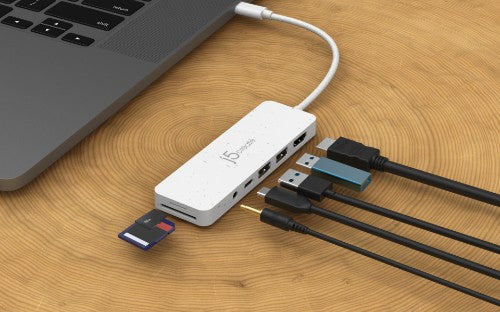 j5create JCD373EW - USB-C® Multi-Port Hub with Power Delivery