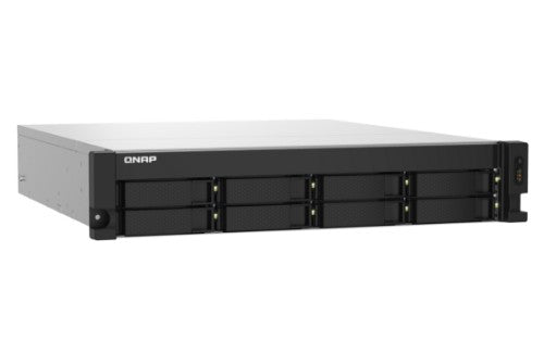 QNAP TS-832PXU NAS Rack (2U) Annapurna Labs AL324 4 GB DDR4 0 TB QNAP Turbo System Aluminium, Black