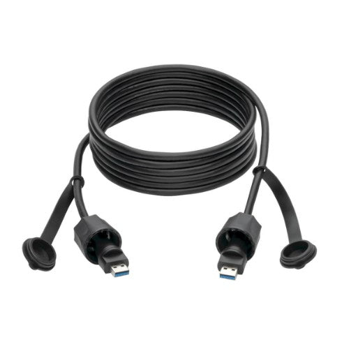 Tripp Lite U325-010-IND USB 3.0 SuperSpeed A to A M/M Cable, Industrial - IP68, Shielded, 10 ft. (3.05 m), TAA