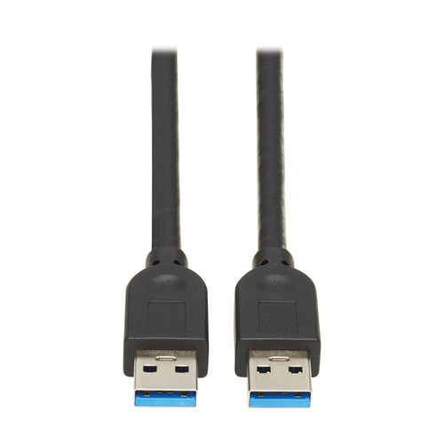 Tripp Lite U325-015 USB 3.0 SuperSpeed A to A Cable for USB 3.0 All-in-One Keystone/Panel Mount Couplers (M/M), Black,15 ft. (4.6 m)
