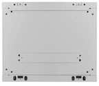 Intellinet 19" Network Cabinet - Wall Mount (Standard), 9U, 450mm Deep, Grey, Assembled, Max 60kg, Suitable also for use on desk or floor, Usable Depth 350mm, Metal & Glass Door, Back Panel, Removeable Sides, Parts for wall install (eg screws/rawl plugs)