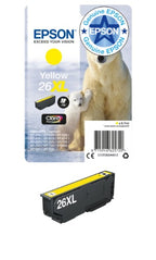 Epson C13T26344012/26XL Ink cartridge yellow high-capacity XL, 700 pages 9.7ml for Epson XP 600