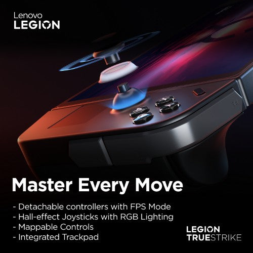 Lenovo Legion Go portable game console 22.4 cm (8.8") 512 GB Touchscreen Wi-Fi Black