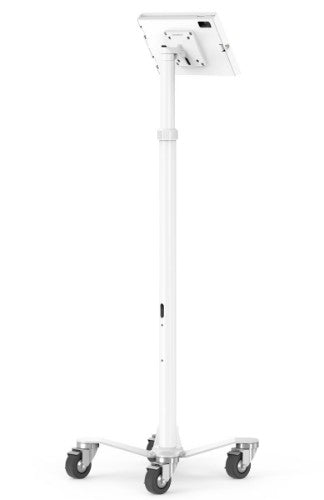 Compulocks iPad 10th-11th (A16) Gen, Apex Enclosure Medical Rolling Cart - White